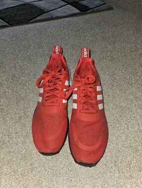 adidas Red and White Athletic Shoes (Men)